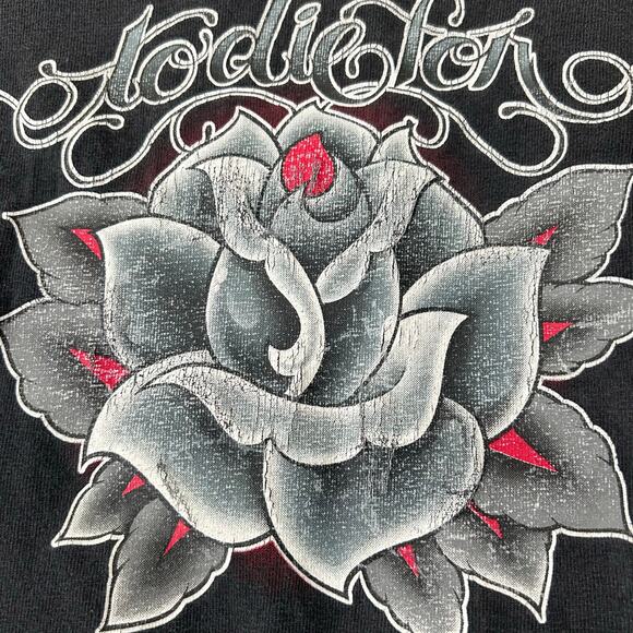 Vintage To die for T Shirt faded thrashed graphic Y2K 2000s grunge distressed S - Picture 10 of 14